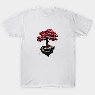 Single Cherry Tree | Japanese Classic Art T-Shirt